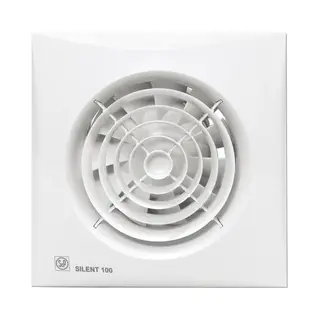 Soler & Palau Silent-100 Cz afzuigventilator Muur 95 m³/uur 2400 Rpm Wit