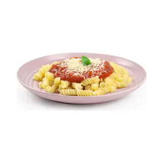 Plasticforte Rond Bord/camping Bord - D20 Cm - Roze - Kunststof - Onbreekbaar - Servies