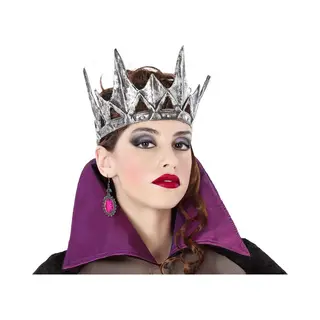 Halloween/horror Verkleed Kroon - Dark Queen/princess - Kunststof - Dames/meisjes