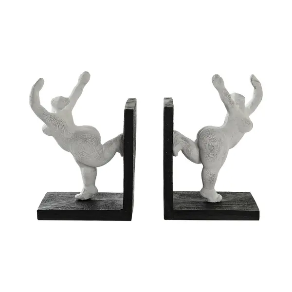 Item International Items Home Decoratie Beeldje Dame - Boekensteunen 2x - 14 X 9 X 21 Cm thumbnail