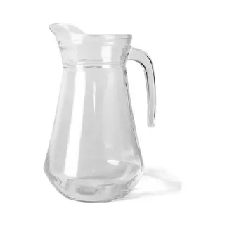 Gerimport Water Karaf - 1 Liter - Glas - Sapkan - Waterkan - Schenkkan - Met Handvat