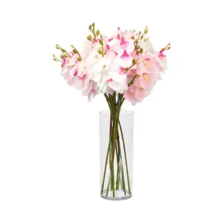 Giftdecor Bloemenvaas - Helder Acrylglas - D12 X H30 Cm - Cilinder - Boeketvaas - 3, 4 Liter