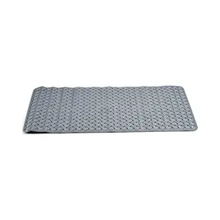 Arte r Berilo - Anti-slip Badkamer Douche/bad Mat - Grijs - Pvc - 78 X 38 Cm