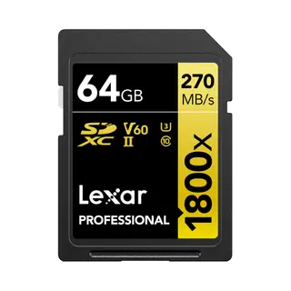 Lexar LSD1800064G-Bnnng Speicherkarte 64 Gb Sdxc Uhs-Ii Klasse 10