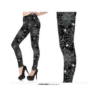 Fiestas Guirca - Legging Spinnen - L - Carnavalskleding - Carnaval - Carnavalskleding 2026 - Carnaval Kostuum