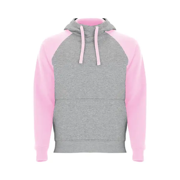 Roly Badet Hooded Sweatshirt RY1058 - Heather Grey 58/Light Pink 48 - L thumbnail