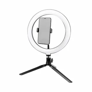 Jocca - Ring Light For Tik Tok Mobile Phone | Tripod With Light Ring | Universal Non-Slip Mount | 360 Rotation | Selfie Stick Tripod | Ring Light