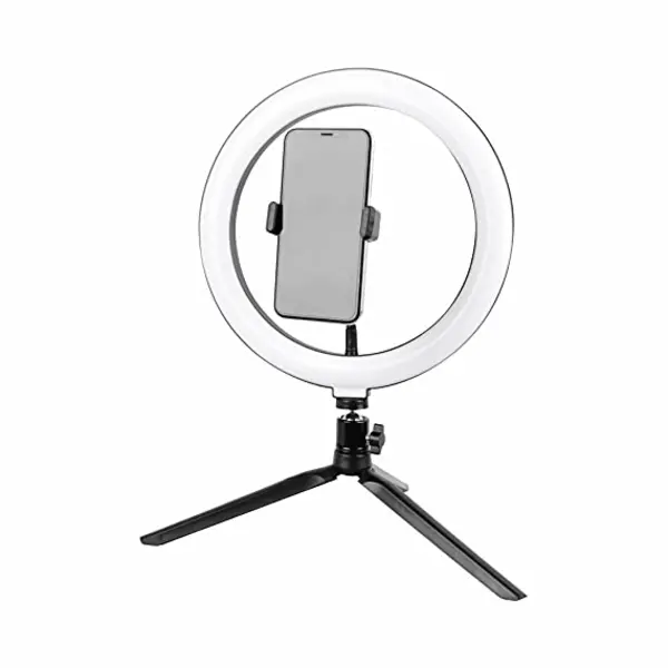 Jocca - Ring Light For Tik Tok Mobile Phone | Tripod With Light Ring | Universal Non-Slip Mount | 360 Rotation | Selfie Stick Tripod | Ring Light thumbnail