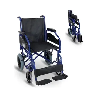 Mobiclinic®, Faltbarer Rollstuhl, Maestranza, Feststellbremsen, 45 Cm Sitzhöhe, Abnehmbare Fußstützen, Abklappbare Und Gepolsterte Armlehnen,