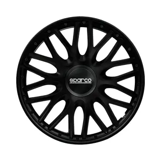 Sparco Corsa 1 Wheel Trims Roma Black 14 Inches