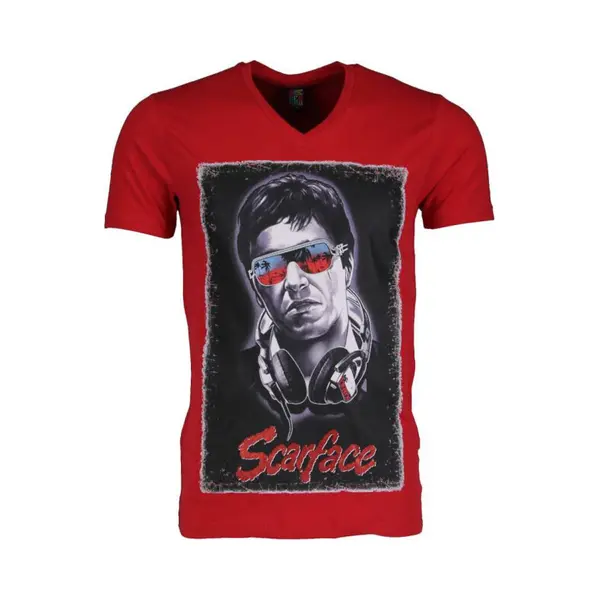 Local Fanatic T-shirt - Scarface - Rood thumbnail