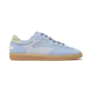 Hoff Unisex. 12619406 Leather Sneakers Park Stone Blue (41), Flat, Laces, Casual