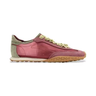 HOFFvoor Vrouwen. 12661039 Trainers Bridge Solid Mesh Berry Roze (39), Stof, Plat, Veters, Casual