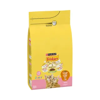 Friskies Cat 1, 5Kg Junior Met Kip, Melk En Groenten