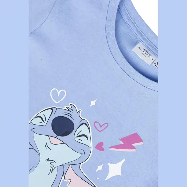 Stitch, Jungen, Pyjamas, Schlafanzug Für Kinder Blau, Pink, Blau, (128) thumbnail
