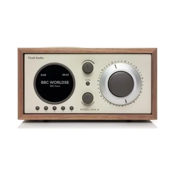 Tivoli Audio Modell Eins+ Persönlich Analog & digital Beige, Silber, Walnuss thumbnail