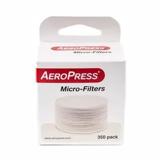 AeroPress 81R24 koffiefilter 350 stuk(s) Wit Beker Herbruikbare koffiefilter