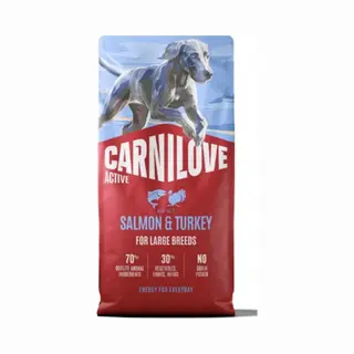 Carnilove Active Dog Dry Made With Salmon & Turkey For Adult Large Breeds 12 Kg