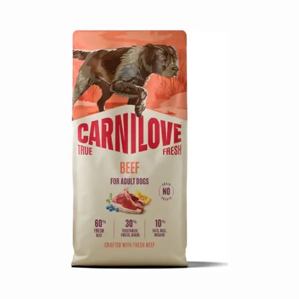 12 kg Carnilove True Fresh Adult Bœuf Nourriture Pour Chien Sèche thumbnail