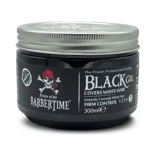 Barbertime Black Gel 300ml