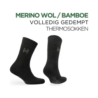 Norfolk - Wandelsokken - Merino Wol En Bamboe Mix - Thermische Zacht En Warme Outdoorsokken - Wintersokken - Thermosokken - Sokken Dames - Sokken