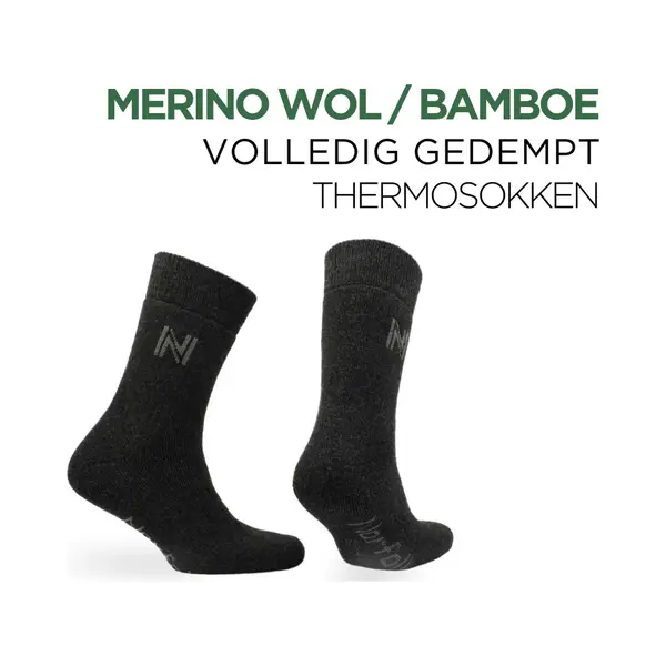 Norfolk - Wandelsokken - Merino Wol En Bamboe Mix - Thermische Zacht En Warme Outdoorsokken - Wintersokken - Thermosokken - Sokken Dames - Sokken thumbnail