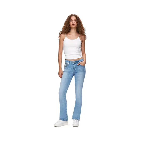Ltb Damen Jeans Fallon 400 - Mid Waist - Bootcut - Blau W27-W34 Baumwolle, Größe, 34W / 32L, Farbe, 15920-55592 Anova Wash thumbnail