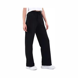 Comeor Jogginghose Damen - Sporthose Lang Baumwolle Traininghose Lockere Sweatpants Mit Elastischem Bund Und Geradem Bein (Schwarz 2XL)