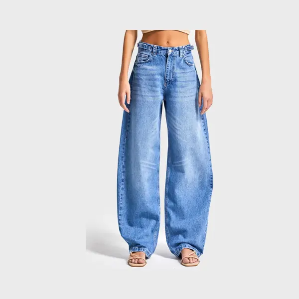 It'S Basic - Skater Mid Rise Jeans - Azure thumbnail