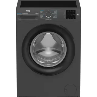 Beko b300 BM3WFT3841A wasmachine Voorlader 8 kg 1400 Rpm Antraciet
