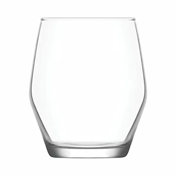 Lav Waterglazen Tumblers Ella - Transparant Glas - 3x Stuks - 370 Ml - Drinkglazen/sapglazen thumbnail