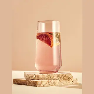 Pasabahce Allegra – Roze Longdrinkglazen – Set Van 3 – 470 Ml – Stijlvolle Glazen – Vaatwasserbestendig