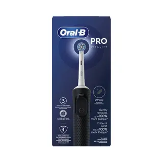 Braun Vitality Pro Volwassene Roterende-oscillerende tandenborstel Zwart