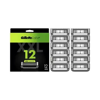Gillette, Scheermesjes, Labs Navulmesjes (12 Stuks) (12x)