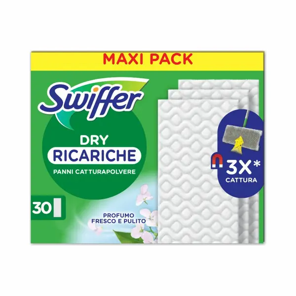 Swiffer Nachfüllpackungen Für Sauberen Und Frischen Besen, Packung Mit 180 Stück, Zum Auffangen Und Auffangen Von Staub (30 X 6) thumbnail