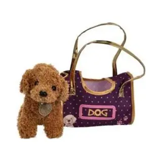 Pluchiez Plüsch Hund In Tasche