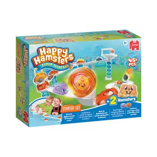 Jumbo Happy Hamsters Starter Set - Knikkerbaan - voor kinderen vanaf 3 jaar - Constructiespeelgoed