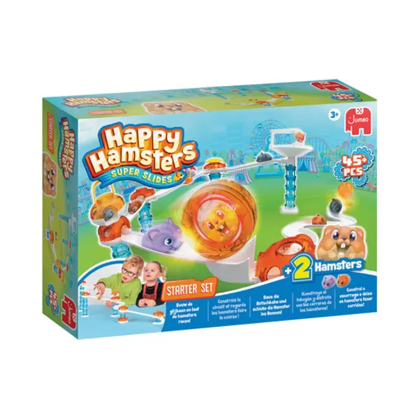 Jumbo Happy Hamsters Starter Set - Knikkerbaan - voor kinderen vanaf 3 jaar - Constructiespeelgoed thumbnail