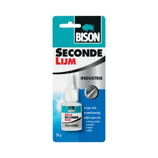 Bison Secondelijm Industrie 20 G, Vloeibare, Professionele Secondelijm