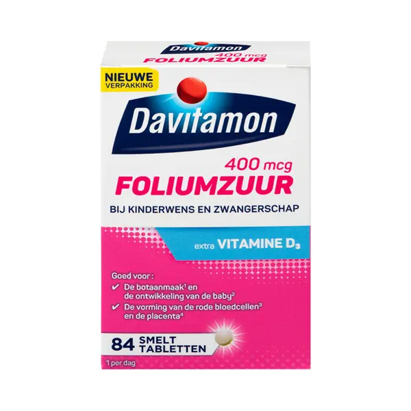 Davitamon Foliumzuur 84 Smelttabletten thumbnail