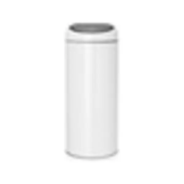 Brabantia Touch Bin, 30L Round Plastic, Stainless steel White thumbnail