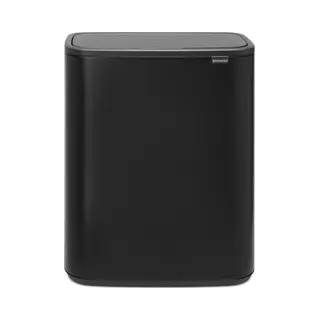 Brabantia Bo Touch Bin 60 l Rechthoekig Kunststof Zwart