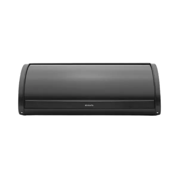 Brabantia broodtrommel schuifdeksel, rond, mat zwart thumbnail