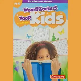 Denksport Woordzoeker Voor Kinderen 6 T/m 10 Jaar - Puzzelboek Voor Kinderen Nr 10