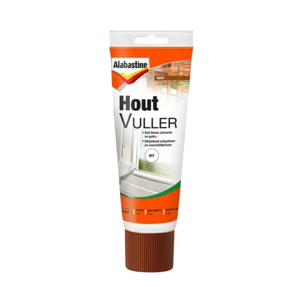 Alabastine Houtvuller Wit 0,33 kg thumbnail