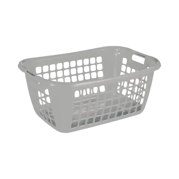 Wäschekorb Basic 79l Silber Wäschebox Wäschesammler - Sunware thumbnail
