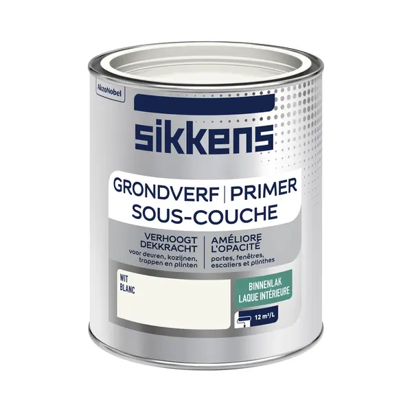Sikkens Grondverf Binnen - Wit - 0, 75L thumbnail