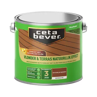 Cetabever - Vlonder & Terras Natuurlijk Effect - Natuurlijk Bankirai - 2, 5 L