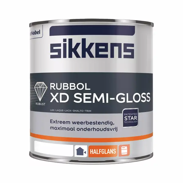 Sikkens Rubbol Xd Semi Gloss - Op Kleur Gemengd - 1L - Lak thumbnail