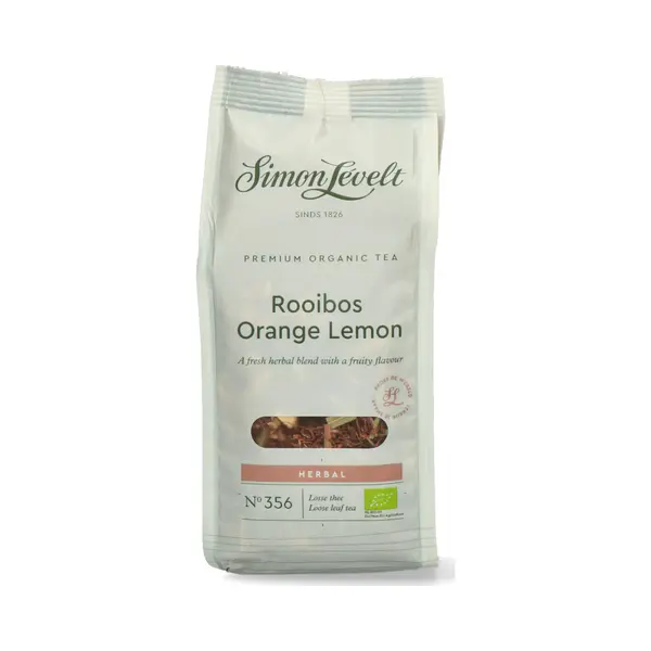 Simon Levelt Premium Organic Thee Rooibos Orange Lemon 110 Gr thumbnail